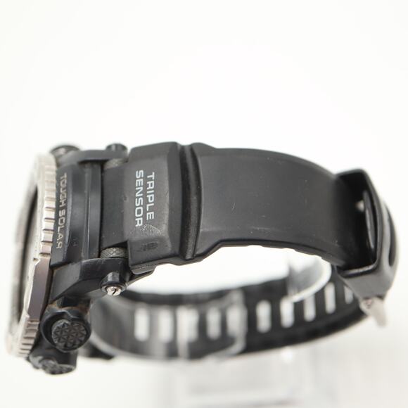 Casio Pro Trek Men's Watch PRW-3500 Solar Triple Sensor Digital Black Working - Picture 10 of 16